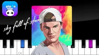 ✨🎈 Avicii , Coldplay - A Sky Full Of Stars | Piano Tutorial