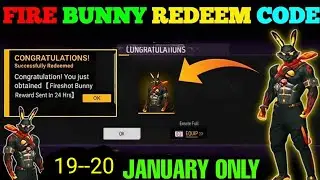 FREE FIRE REDEEM CODE TODAY 19 JANUARY REDEEM CODE FREE FIRE | FF REDEEM CODE TODAY 19 JANUARY