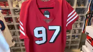 Nick Bosa Nike Elite 49ers Throwback Jersey