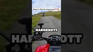 This Road is NOT for beginners!🤯🚨 #hardknottpass #electricmotorcycle @MarcTravels #evbike #ev