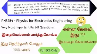 PH3254-Physics for Electronics Engineering | Unit-5 Important Questions | ECE|Anna university|#exam