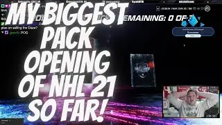 MY BIGGEST PACK OPENING OF NHL 21 (so far) - Black Friday Pack Opening