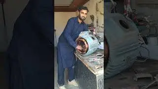 25 HP motor repairing