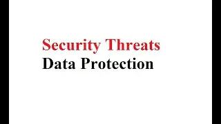 Security Threats | Data Protection in Urdu | Hindi