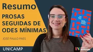 Resumo PROSAS SEGUIDAS DE ODES MÍNIMAS | José Paulo Paes | Ode à televisão | vestibular Unicamp