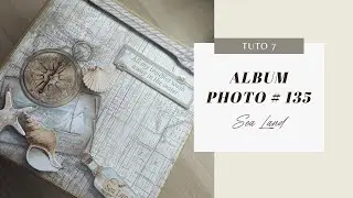 ☕ALBUM 135 - Sea Land de @Stamperiainternational  - Tuto 7