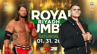 AJ Styles Vs Gunther | Royal Rumble | WWE 2K25