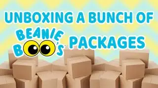 UNBOXING A BUNCH OF BEANIE BOO PACKAGES