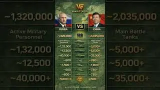 CHINA 🇨🇳 vs RUSSIA 💣 | Ye War World Badal Dega?#militarycomparison #trending #shorts
