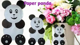 How to make paper panda|  Easy Paper panda|DIY cute crafts |Kalpana'sGallery