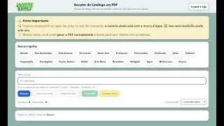 Gerador de Catálogo em PDF - Janete Artes como usar