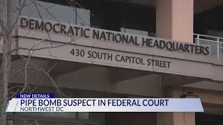 Attorneys for accused DC pipe bomber request pretrial release