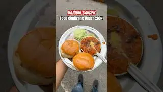200₹ Rajouri Garden Food Challenge 😍🔥 #shorts #food