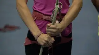 Gym Top Rope Climbing: 5. How to Top Rope Belay | Climbing Tech Tips