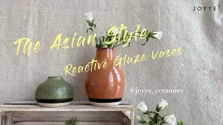 The Asian Style Reactive Glaze Vases by Joyye