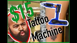 The $15 Ebay Tattoo Machine & powered it with the FK Irons Airbolt @fkironsofficial