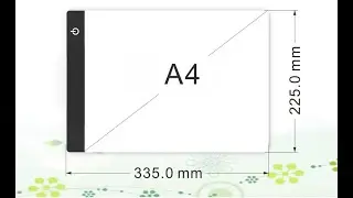 The New clip+A4 Drawing Board LED Writing Painting Light Box USB Powered Tablet Copyboard Blank