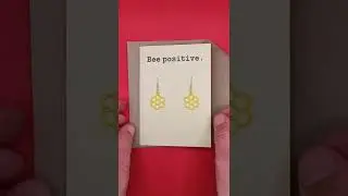 gift for a friend, Bee positive.