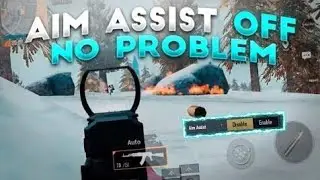 Aim assist off pubg mobile l best pubg m gameplay! HitmanOP