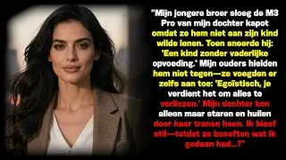 Broer vernielde mijn dochters M3 Pro; ze weigerde zijn kind. Hij zei 'geen discipline' tot ik...