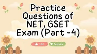 Practice Questions of NET, GSET Exam | AIMERS : GSET NET JRF 