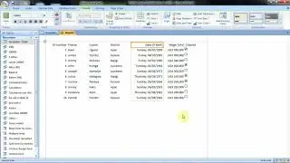 Creating reports from the Blank report option