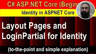 Layout Pages and LoginPartial for Identity