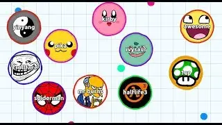 Agar.io Live STREAMING With 50+ BOTS