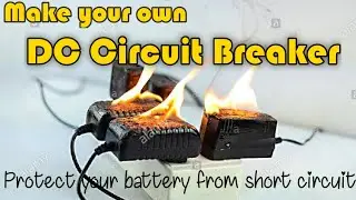 How to make a mini DC Circuit breaker using a relay