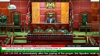 THE NATIONAL ASSEMBLY PROCEEDING WEDNESDAY,  FEBRUARY 18, 2026 AFTERNOON