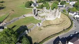 Coity Castle Drone Footage in 4K | Hidden Gem in South Wales