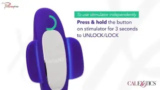 Remote Controlled Vibes Lock N Play Remote Suction Panty Teaser Vibrator Demo