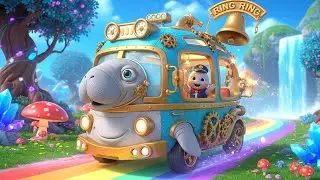 Ring Ring Manatee Bus 🐋🚌✨ | Fantasy Song for Kids | Learn Colors and Ocean Ride Magic