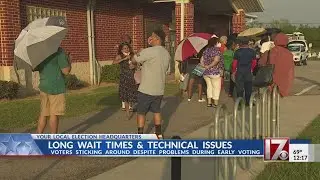 Long wait times, technical issues highlight early voting in some states