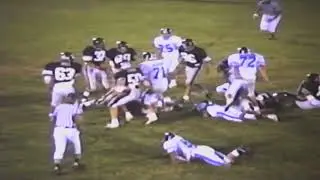 Pine View Panthers vs Dixie Flyers  Football 1990 Region Game