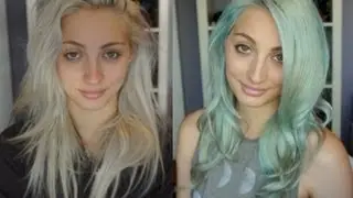 Mint Pastel Hair Tutorial with Brittany Balyn (HD)