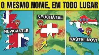 Por que 35 cidades diferentes na Europa têm o mesmo nome?