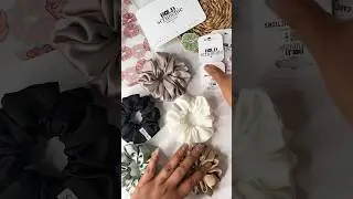 Let's pack a Scrunchie order 😍 small business #shorts #packingorders