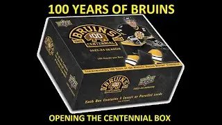 What's in the 2023-24 Bruins 100yr Centennial Hockey Box?