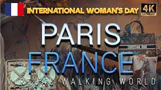 PARIS. FRANCE | INTERNATIONAL WOMAN'S DAY with Virtual Walking World (ASM) street sound