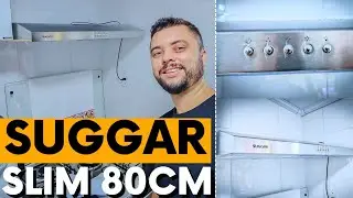 SUGGAR SLIM - DEPURADOR DE AR 80CM INOX
