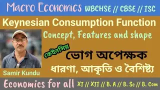 Keynesian consumption function - concept, features and shape #wbcseconomics #education