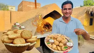 Mud Oven Mei Coconut Cookies Bake ki