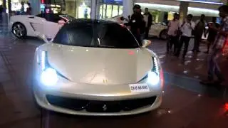 Ferrari 458 Italia ( Bianco Fuji ) In Mumbai - HD