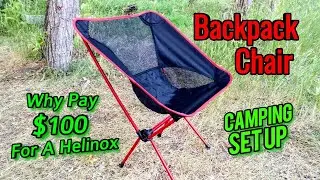 Testing A $29 Pack Chair! NO $100 Helinox Or Rei Backpack Chair