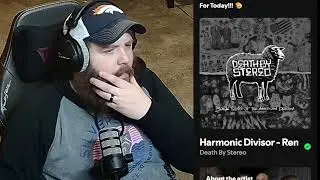 Death by Stereo - Harmonic Divisor  //  TRACK REACTION