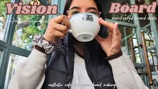 Manifested Brand Deals📦✨ Making vision board that manifests itself💖 (Vlog)