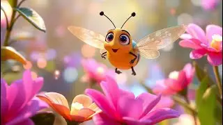 Buzzy the Bee and the Rainbow Tree | Nursery Rhyme for Kids | Colorful Learning Song for Toddlers