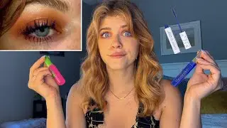 Trying Drugstore Blue Mascaras // First Impression