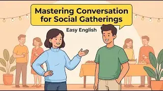 Mastering English Conversation for Social Gatherings #socialenglish  #a1english #englishconversation